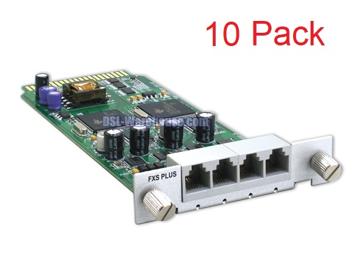 DrayTek 4 Port FXS Plus Module Card (10 Pack)